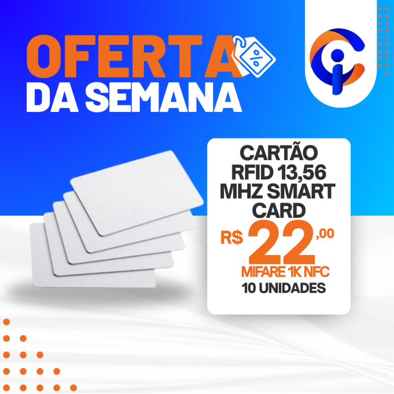 Cartão laminado em PVC ou ABS, tipo ID-1 (ISO/IEC 7816), nas dimensões de 86 x 54 x 0,76 mm, sem Contato – “Contactless” (ISO/IEC 10536), com memória protegida, equipado com tecnologia MIFARE Standard (Chip MF1 S50 - NXP ou compatível), com capacidade de memória EEPROM de 1Kb.